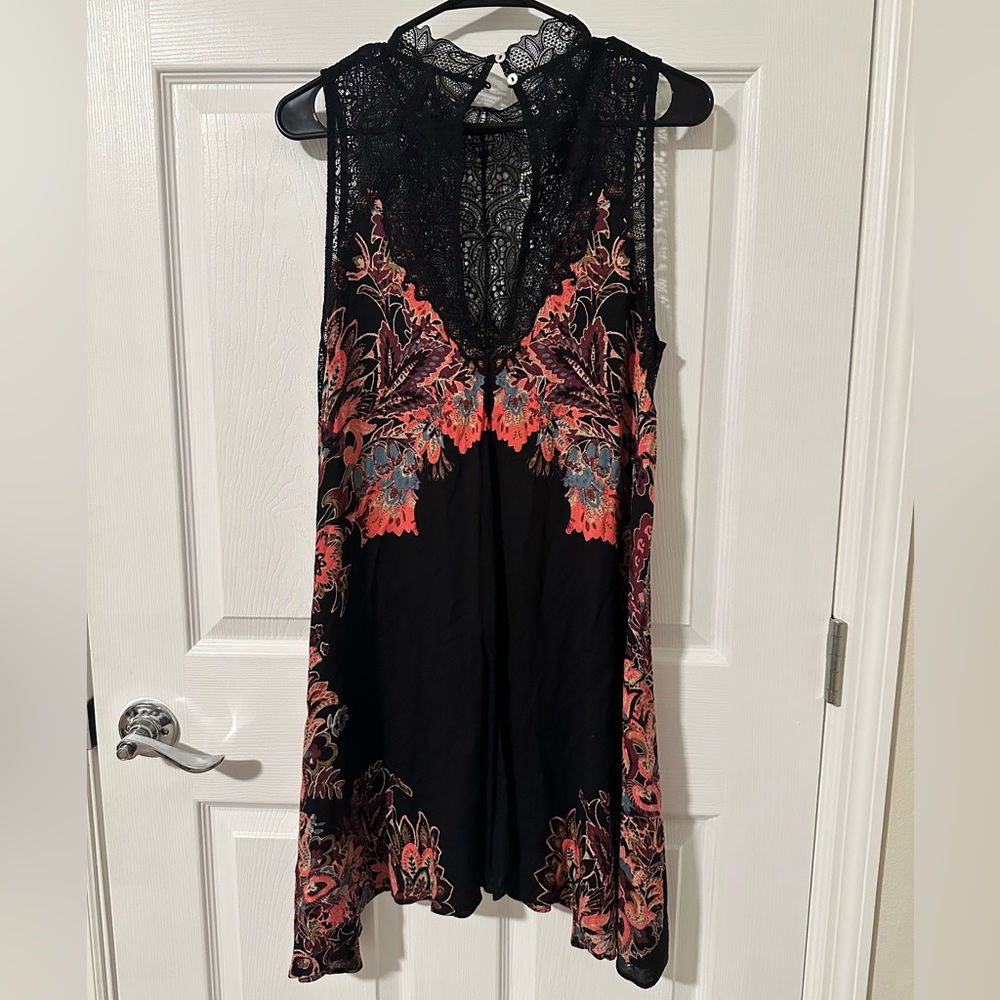 Free People mini slip dress